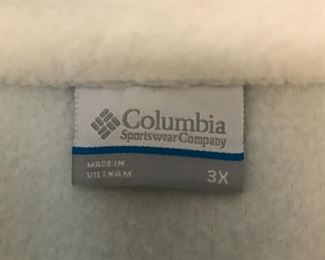 Columbia woman's size 3X fleece jacket
