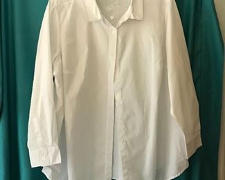 woman within size 2X white blouse