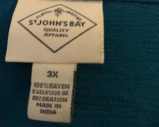 St. John's Bay woman's size 3X top
