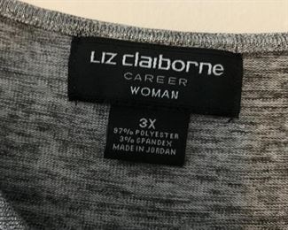 Liz Claiborne Career Woman size 3X blouse