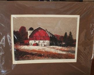 Red Barn, Door County, Wisconsin, 125 of edition of 280, John Mosiman