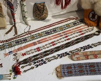 Spectacularly colorful vintage and antique beadwork!
