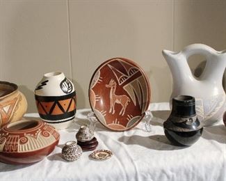 Fun examples of Santa Clara pottery