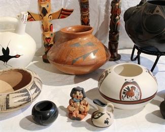 More Native pottery closeups