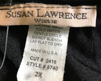 Susan Lawrence Woman size 2X long skirt