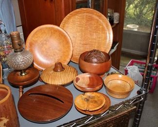 Treen and woodenware!  She loved tiger maple and birdseye maple!