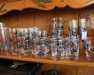 Mid century barware