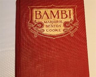 First edition of Bambi!