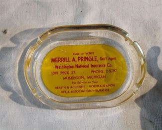 Muskegon Advertising ashtray