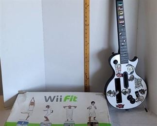 WII Fit and Wii Guitar Hero