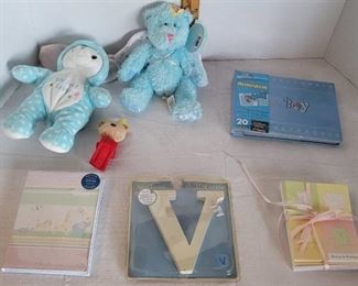 Newborn Baby Boy Items and The Letter V
