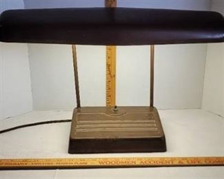 Metal office desk lamp