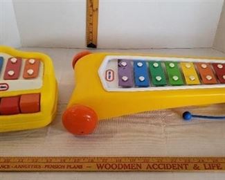 (2) Little tikes musical toys