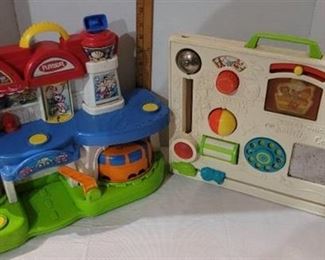 Fisher price activity center & playskool town activity center play set