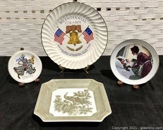 Eclectic Vintage Plate Collection
