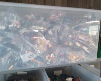 New bags of lego from sets. Sold by the bin. 