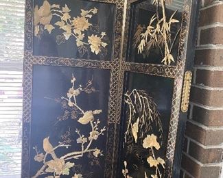 Chinese Inlaid  panels. 
$275 (4) 