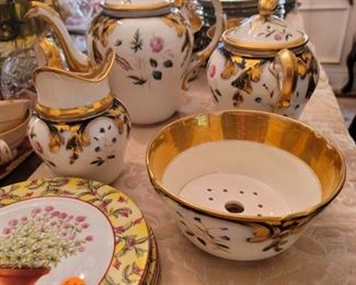 Exceptional Old Paris c1850 Large Dessert / Tea Set