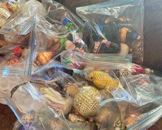 Hundreds Of Christopher Radko Christmas Ornaments ($50 Per Bag) 