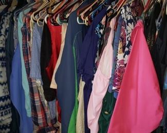 Lots of Men and Women's Clothes and Accessories