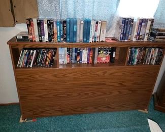 VHS Tapes and DVD's and CD's. 