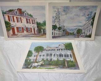 Amelia Rose Smith, South Battery, The Pirates House and The Four Corners of Law Prints