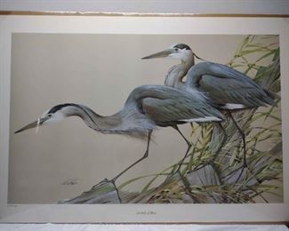 Art Lamay Stretch Of Blue Print