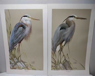 Art LaMay, Bay Blue and Bay Blue Two, prints.