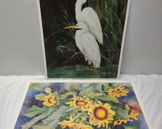 Barbara Shipman, Lowcountry Nesting And Sunflower Harvest, Prints