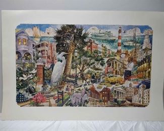 Beautiful Charleston Themed Print