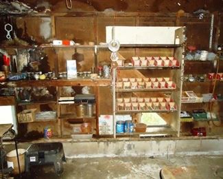 lots of nuts, bolts and hardware