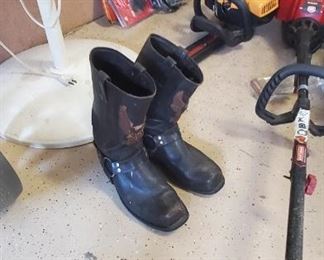 Harley Davidson boots size 10 steel toe