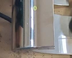 Table glass holder 44 inch bevel glass