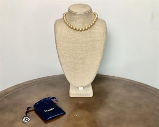 Gold Hued Choker Pearls By Stauer
Lot #: 47
