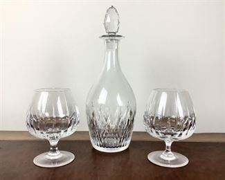 Crystal Decanter With A Pair Of Crystal Brandy Glasses (3 Pc.)
Lot #: 61