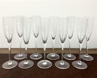 Set Of Ten Tiffany Champagne Flutes, 10 Pc.
Lot #: 78
