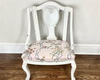 Painted Victorian Side Chair
Lot #: 80