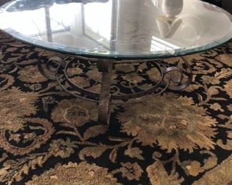 Round Glass Coffee Table 