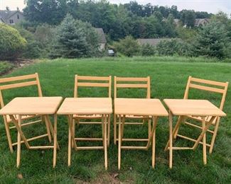 Folding Chairs and Trays
