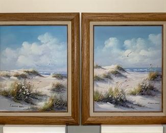 Two Loomis Dean Oil on Canvas Paintings