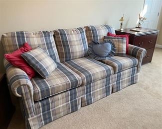Nice Plaid Sofa