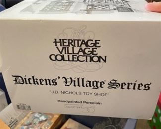 Dept 56 Dickens Village “ J. d. Nichols Toy Shop