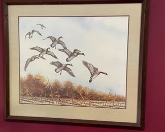 Allen Hughes “Drifting In” Duck Picture