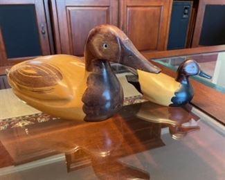 Carved Wooden Ducks