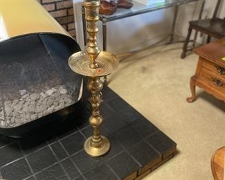 Brass candle stand
