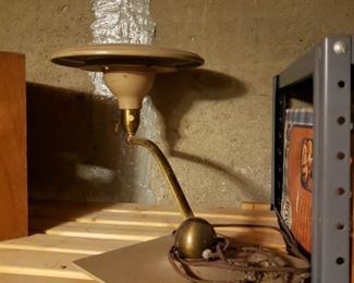 MCM M.G. Wheeler UFO swing arm desk table lamp