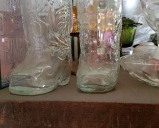 Glass boots