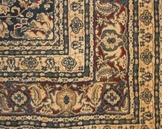 14)   $150    Area rug   • made in Belgium Decolar yarn   • 5'3x8'1