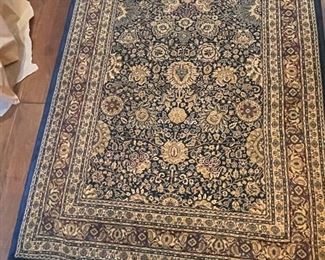14)   $150    Area rug   • made in Belgium Decolar yarn   • 5'3x8'1