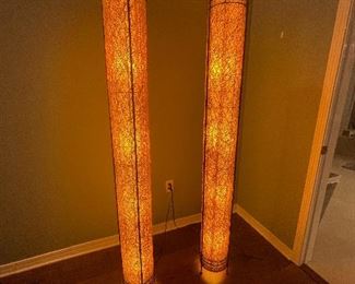 15)   $295   Lighted column lamp • 70high 10across  • set of two